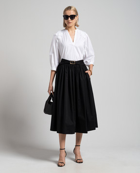 Twinset White shirt with lace 241TT2283