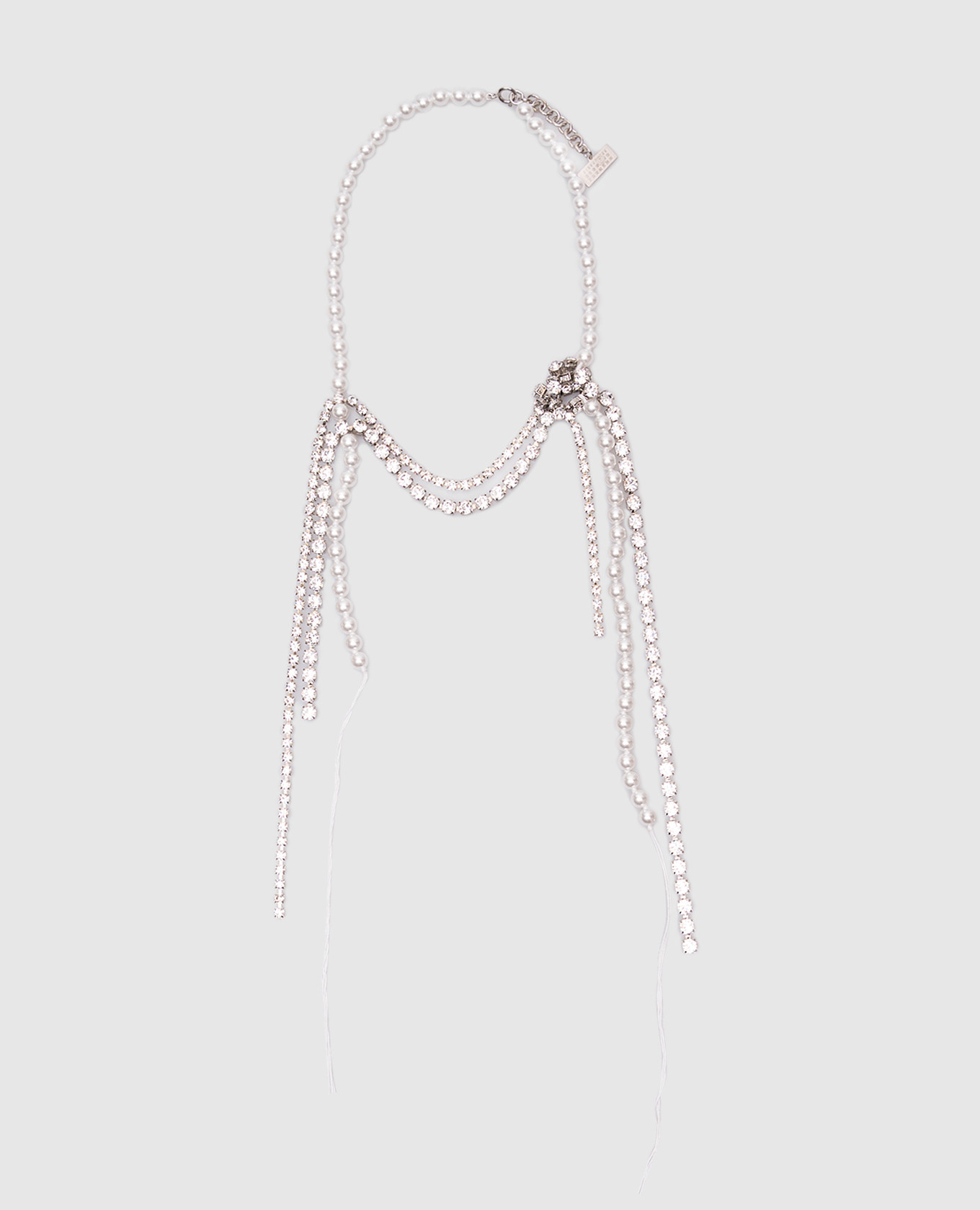 

Necklace with crystals Maison Margiela MM6, White