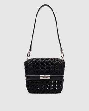 Dolce&Gabbana Black leather woven bag BM2445A9N78