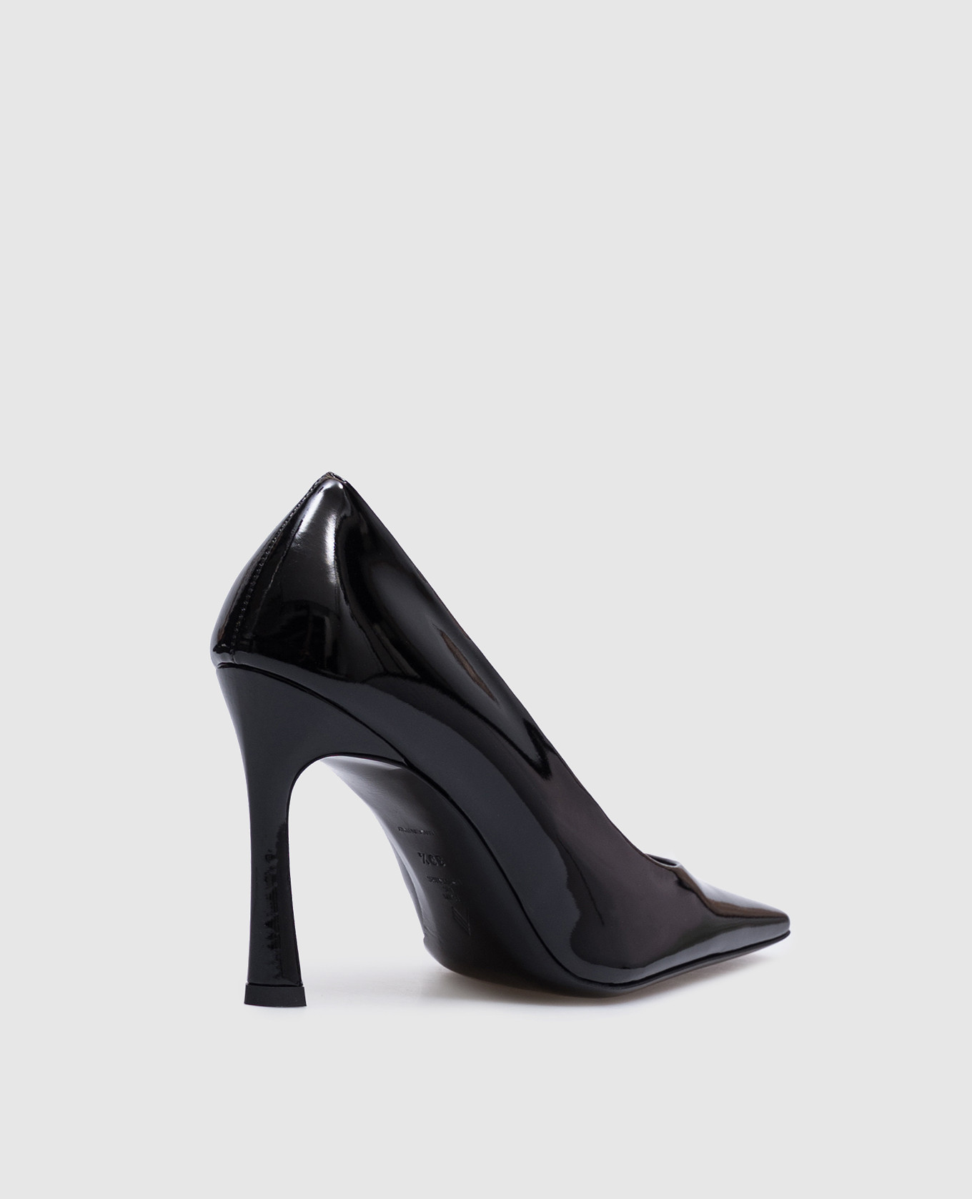 

Black patent leather shoes Juno The Attico