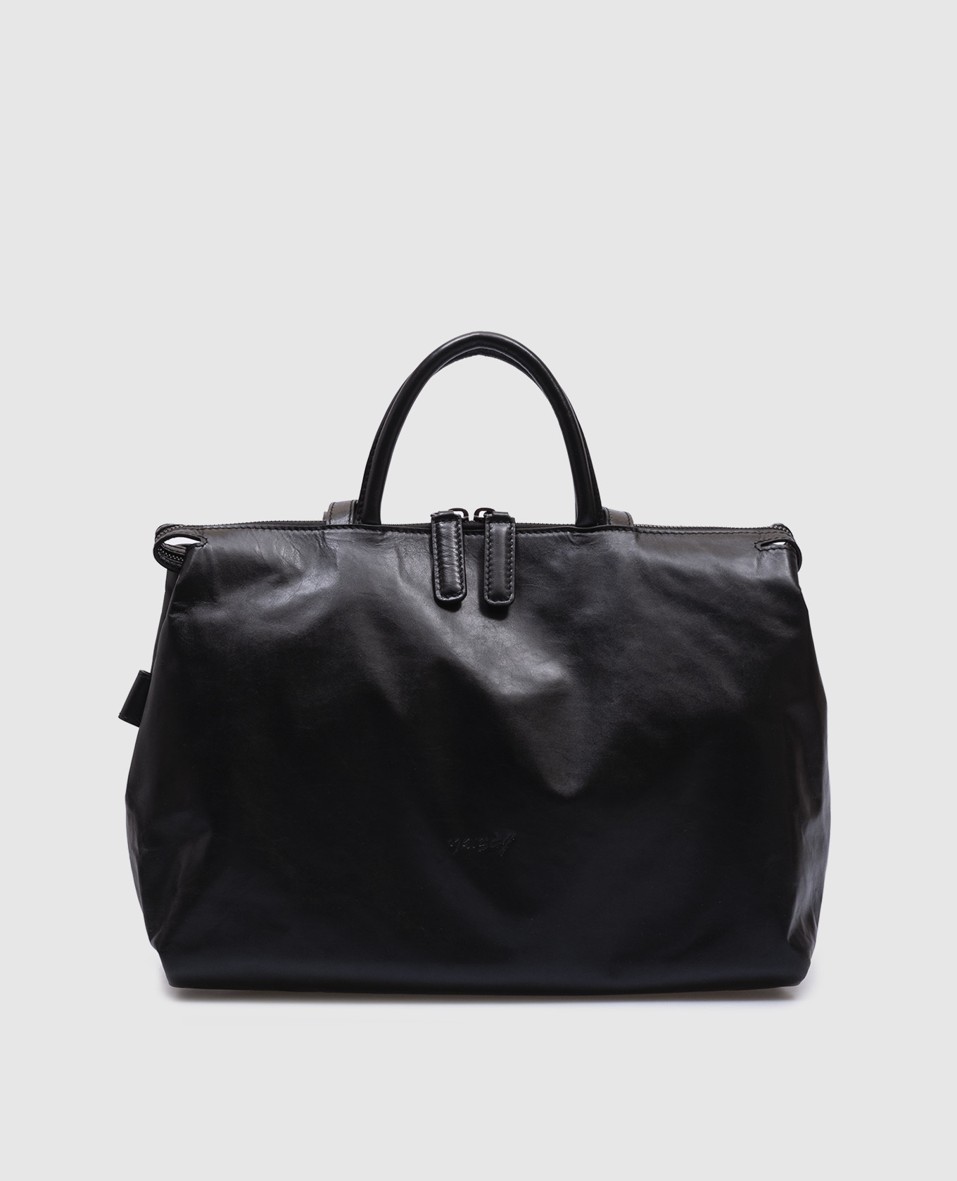 

Dritta black leather tote bag Marsell, Черный