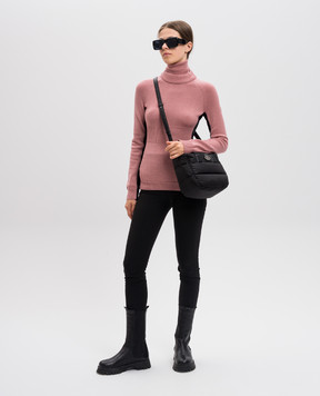 Moncler Grenoble Pink wool sweater with logo J20989F00002A9462