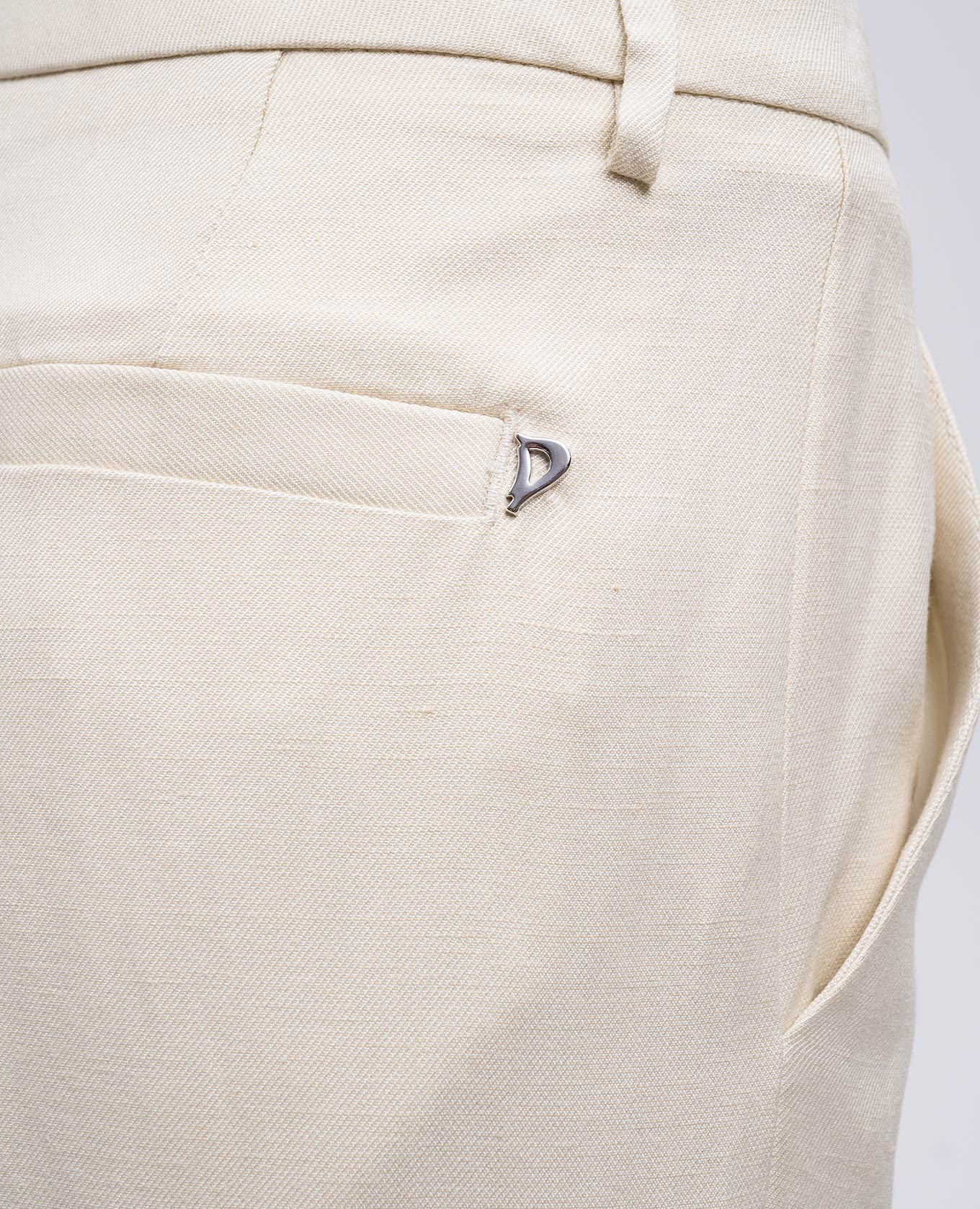 Beige linen pants Dondup 6