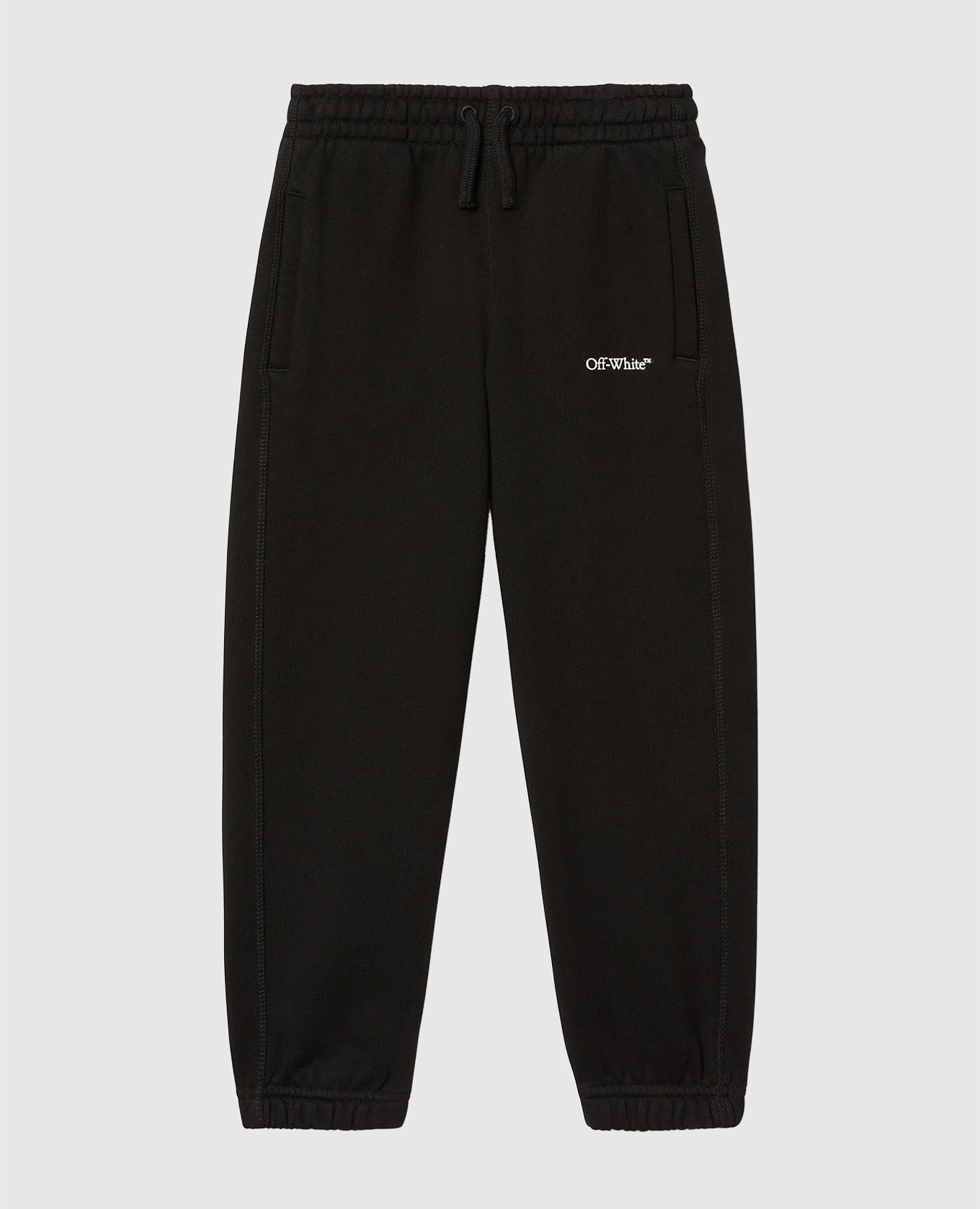 

Children's black sweatpants with logo print Off-White
