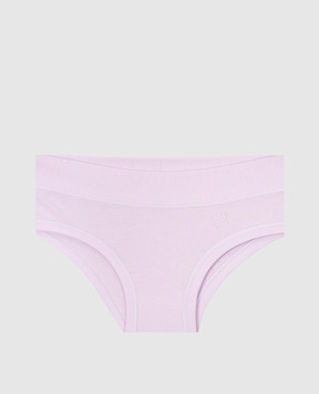 RiminiVeste Emy Bimba children's purple panties with crystal appliqué B659