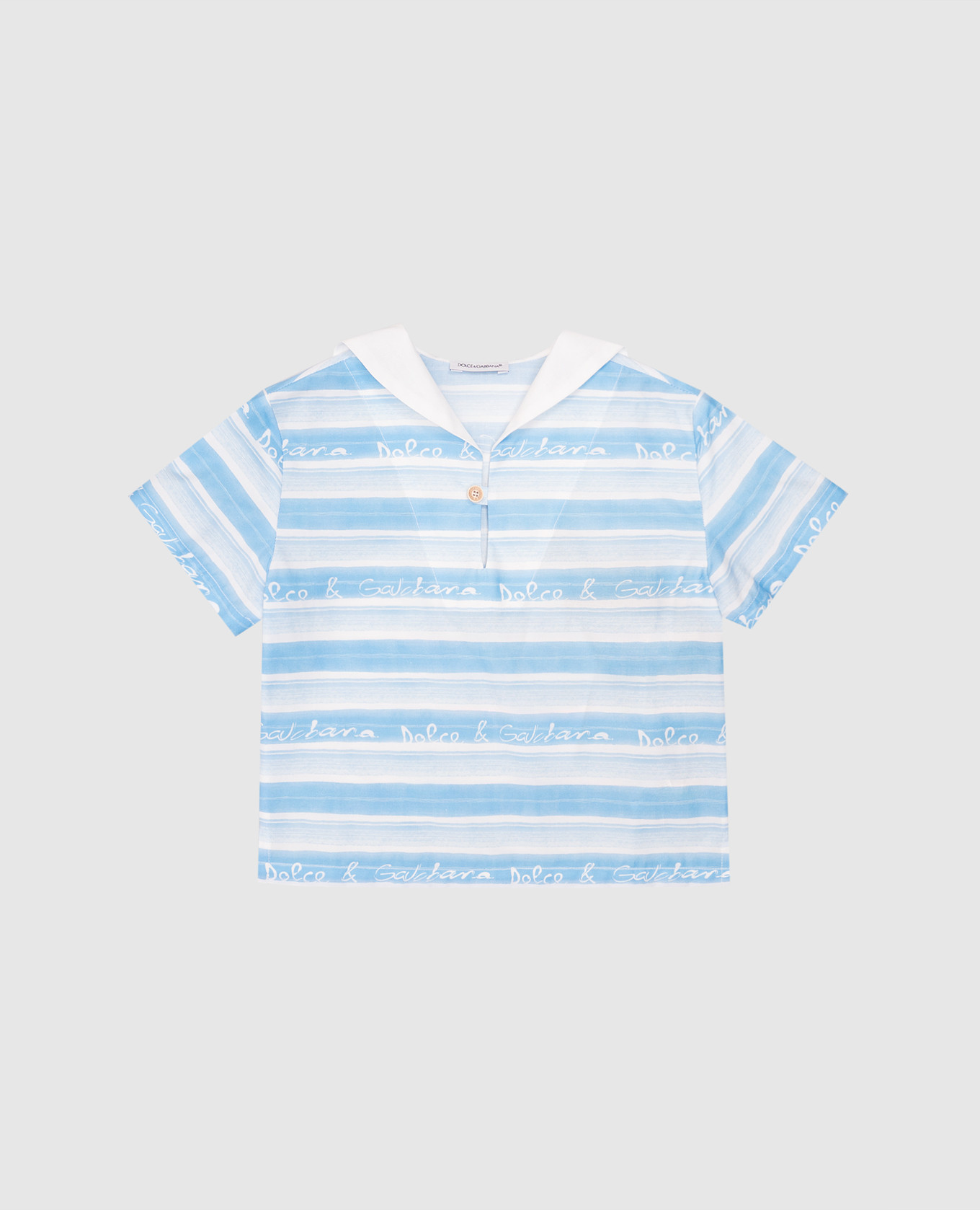 

Children's blue shirt with logo Dolce&Gabbana, Light blue