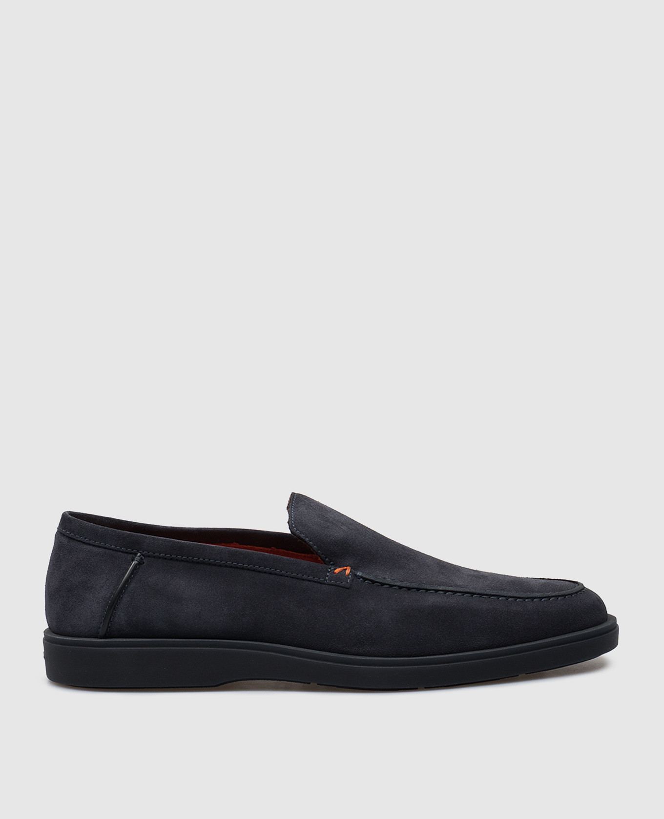 

Blue suede loafers Santoni