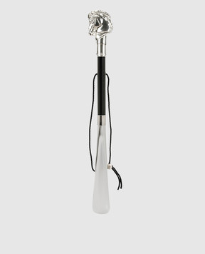 Pasotti Black Horse Silver Shoe Horn PFPEXXCSF04