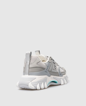 Balmain B-east PB gray combo sneakers CM1VI350TGIM