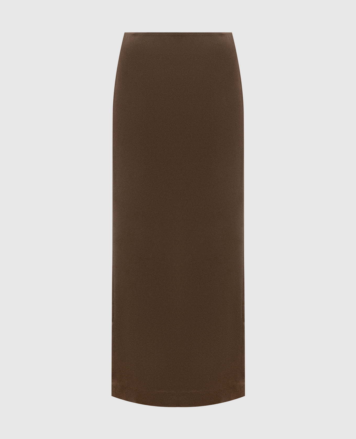 Brown midi skirt
