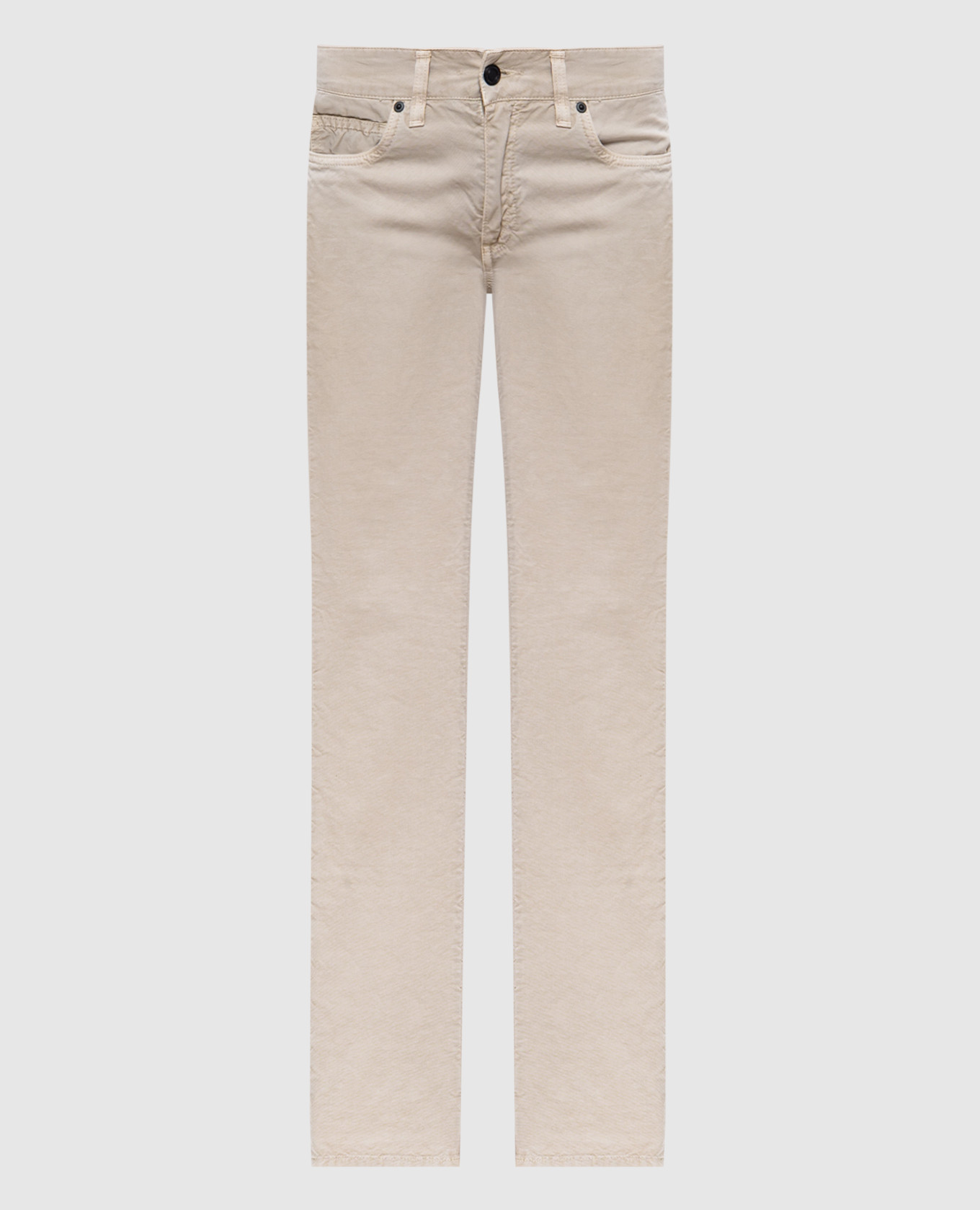 

Beige slim pants Bottega Veneta