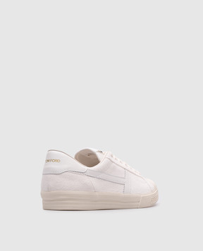 Tom Ford White suede sneakers with logo W3306LCL068N