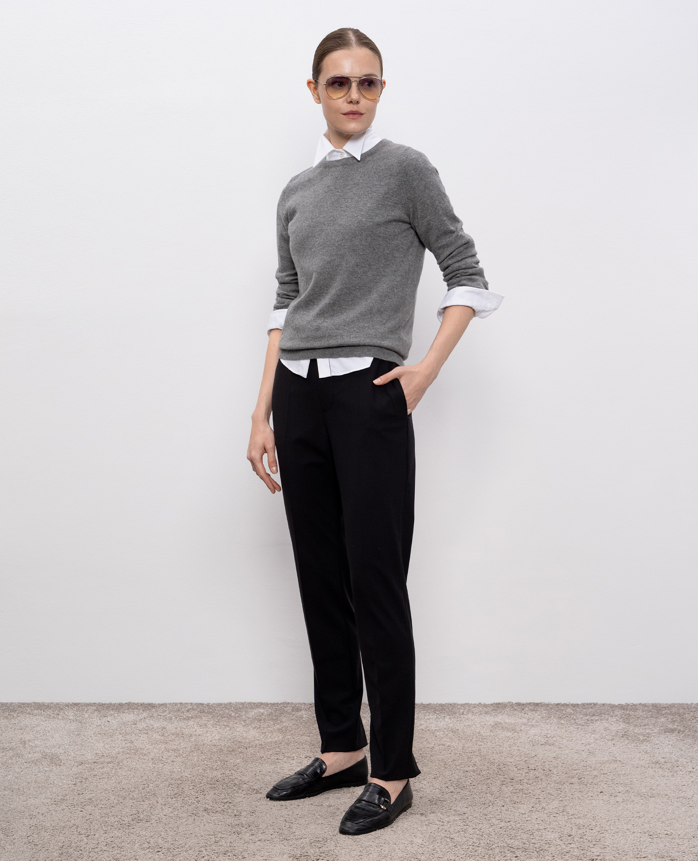 

Gray cashmere jumper Brunello Cucinelli, Grey