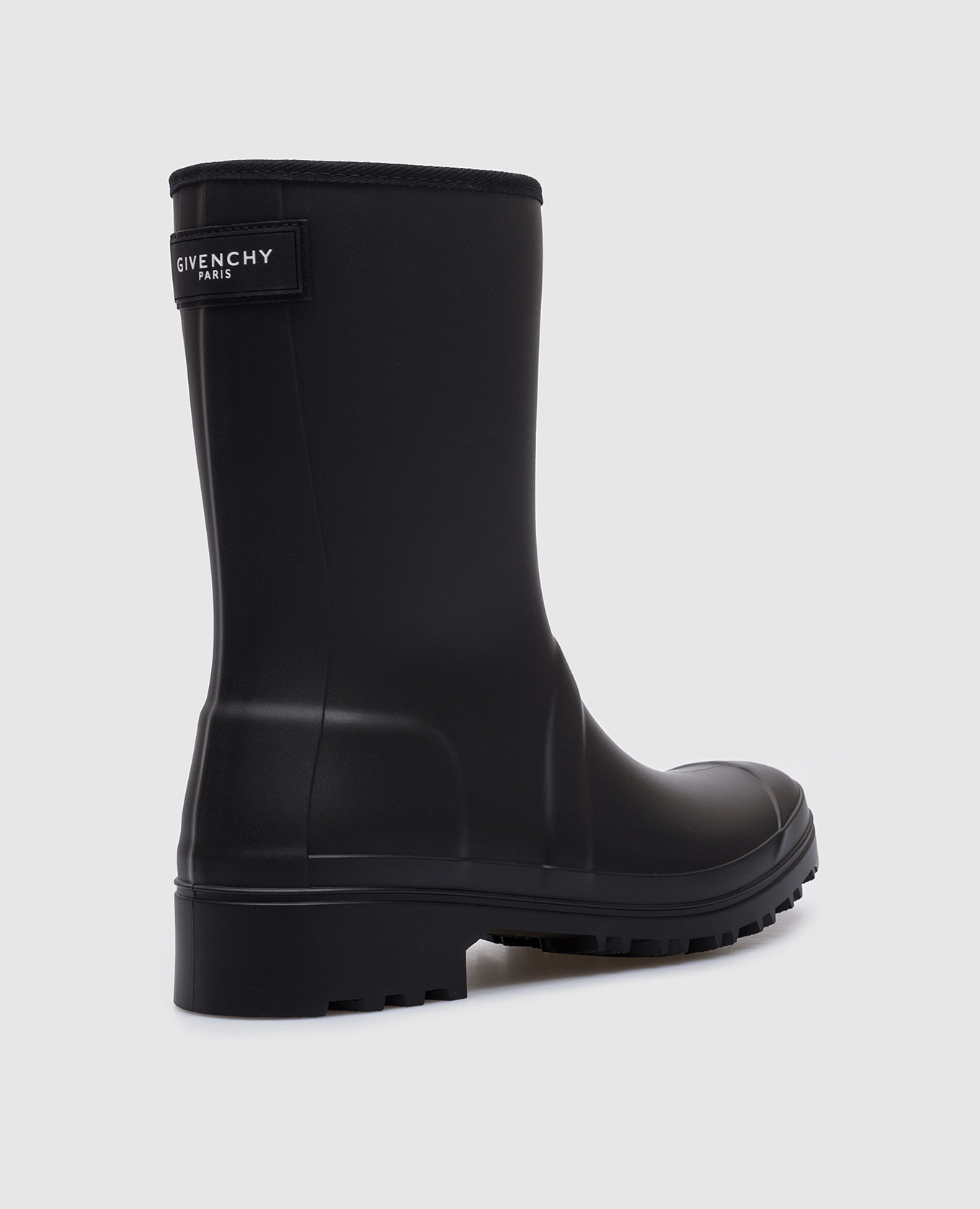 Children's black rubber boots with logo Givenchy 3