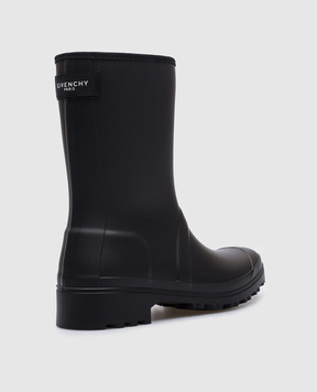Givenchy Children's black rubber boots with logo H304513235