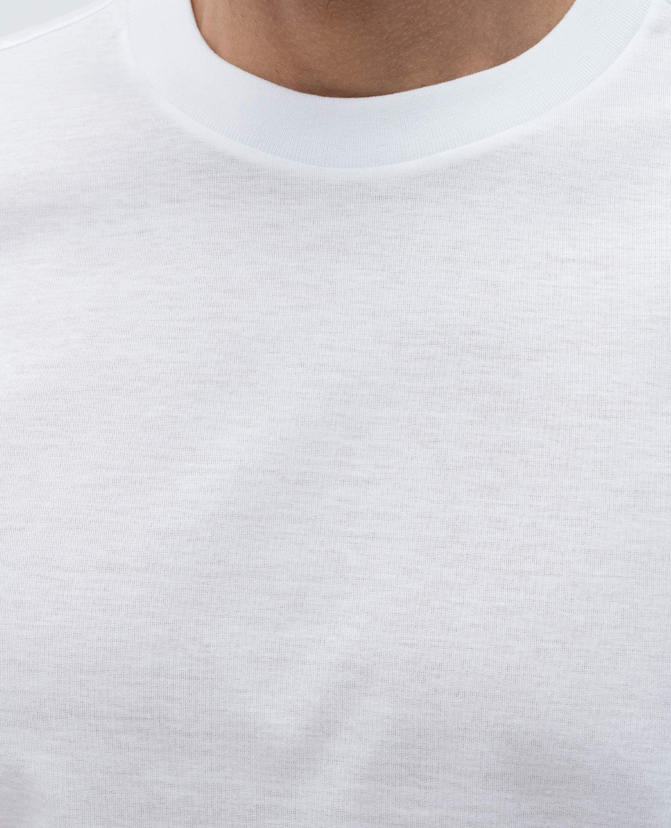 

White silk T-shirt with logo Enrico Mandelli