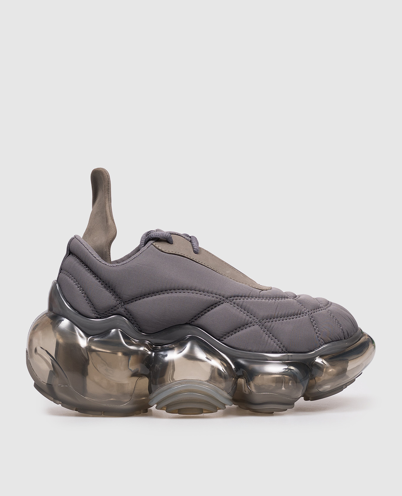 Moopie Coupe grey sneakers with puffy effect Grounds