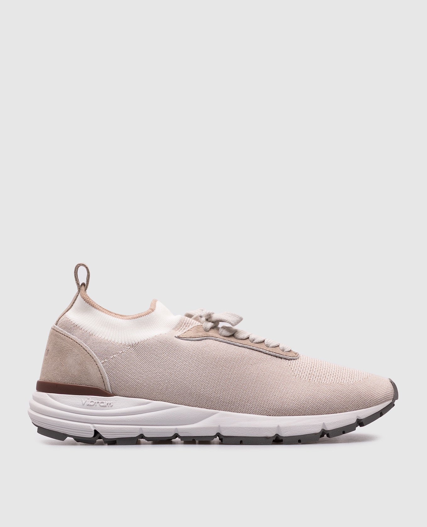 

Beige sneakers with logo Peserico