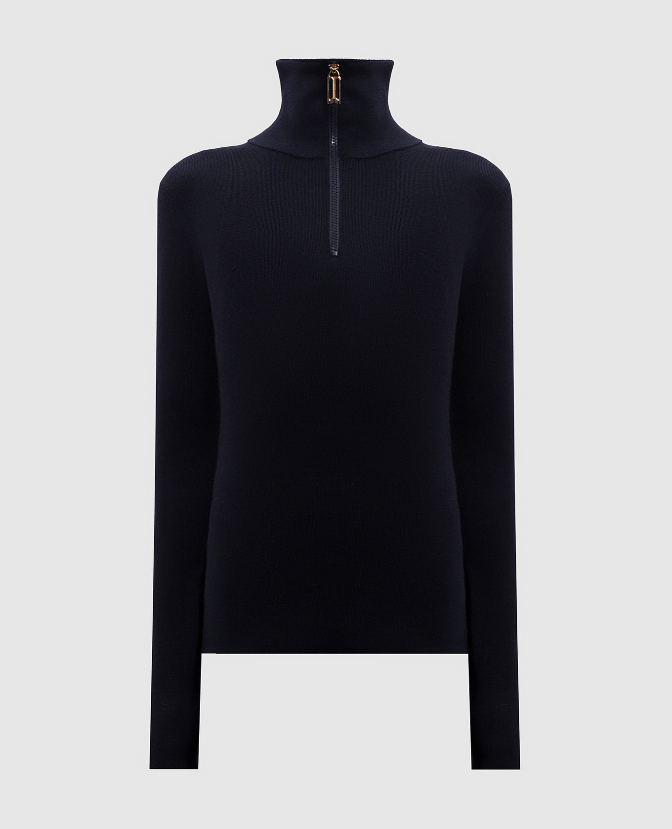 

Blue polo with wool Victoria Beckham, Синий