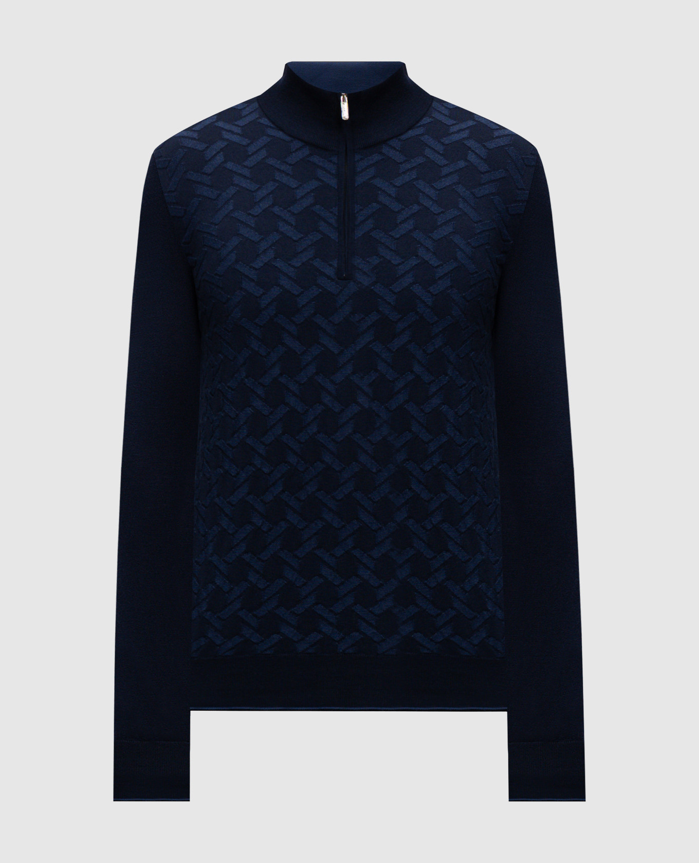 

Blue wool and silk jumper Bertolo Cashmere