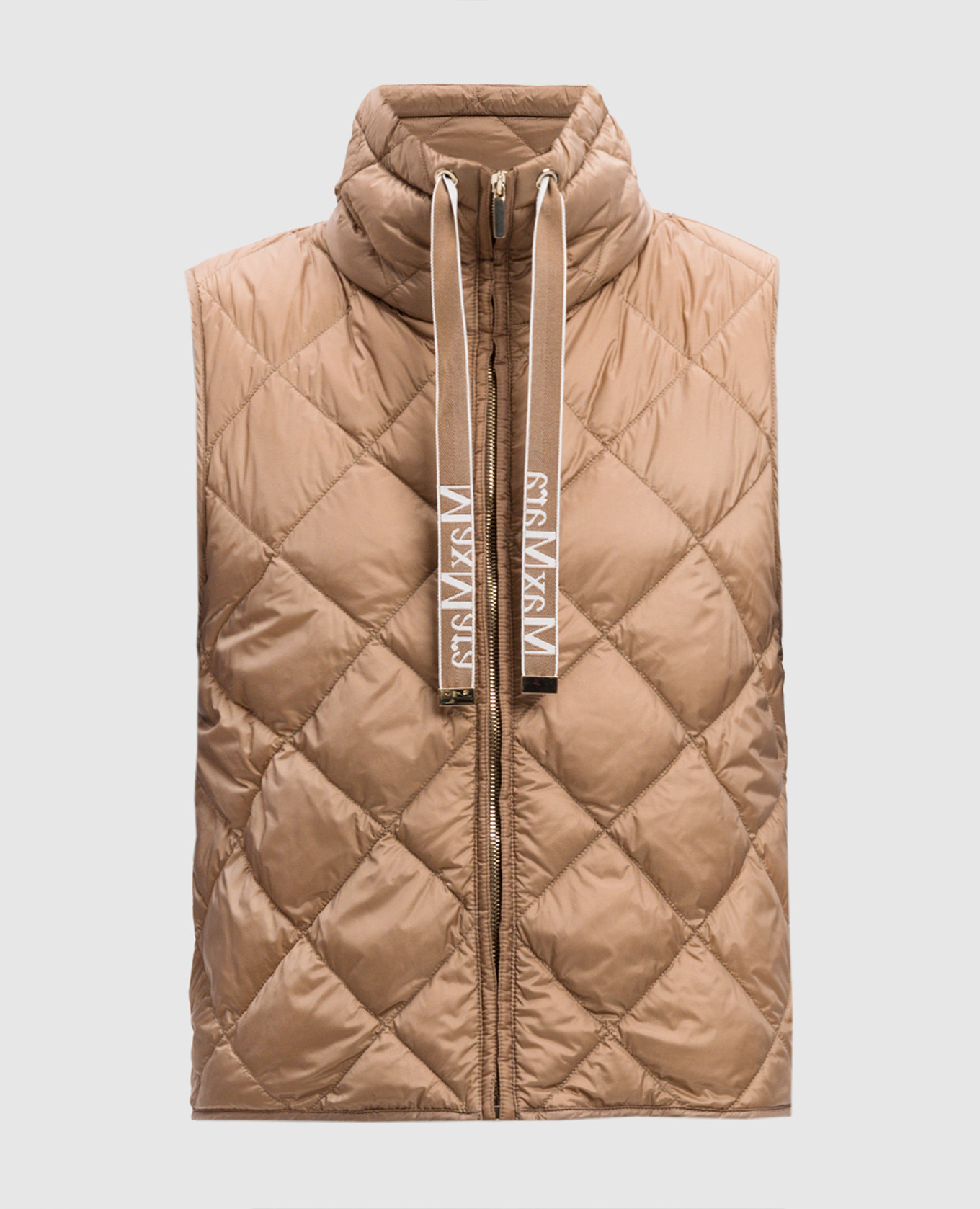 

Beige down vest TREGIC Max Mara