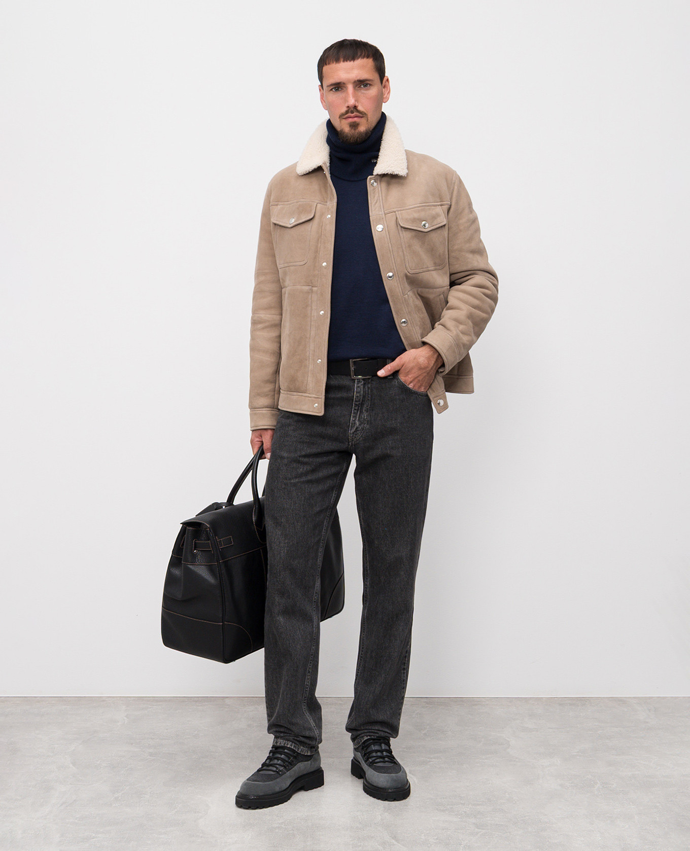 

Blue cashmere and wool sweater Brunello Cucinelli
