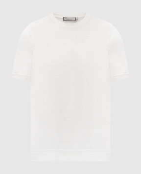 Tシャツ・カットソー CANALI FW25 Canali T-Shirt (T0356 MJ00002 100) Designer Polos and T-Shirts for Men | Canali US