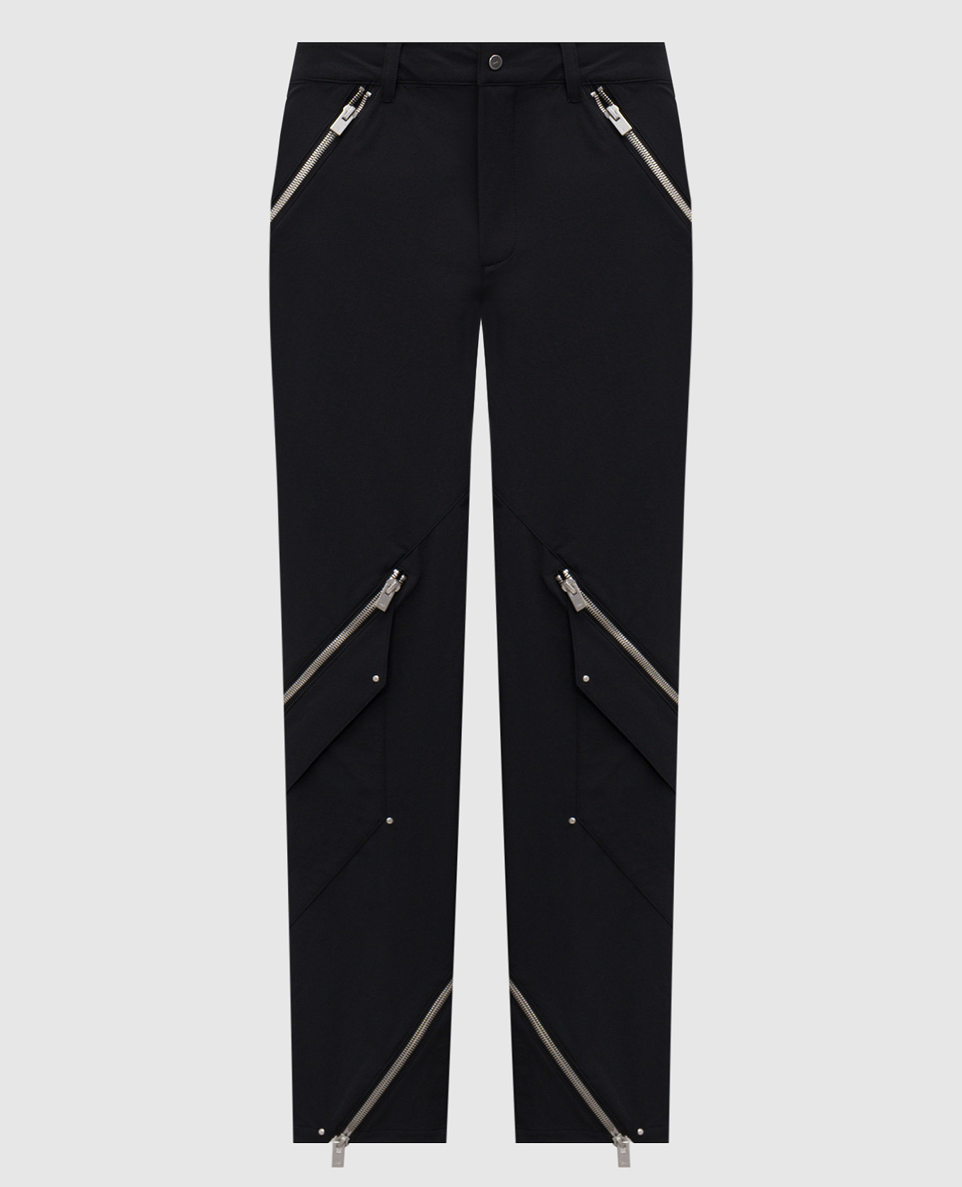 

Black pants with zippers Heliot Emil