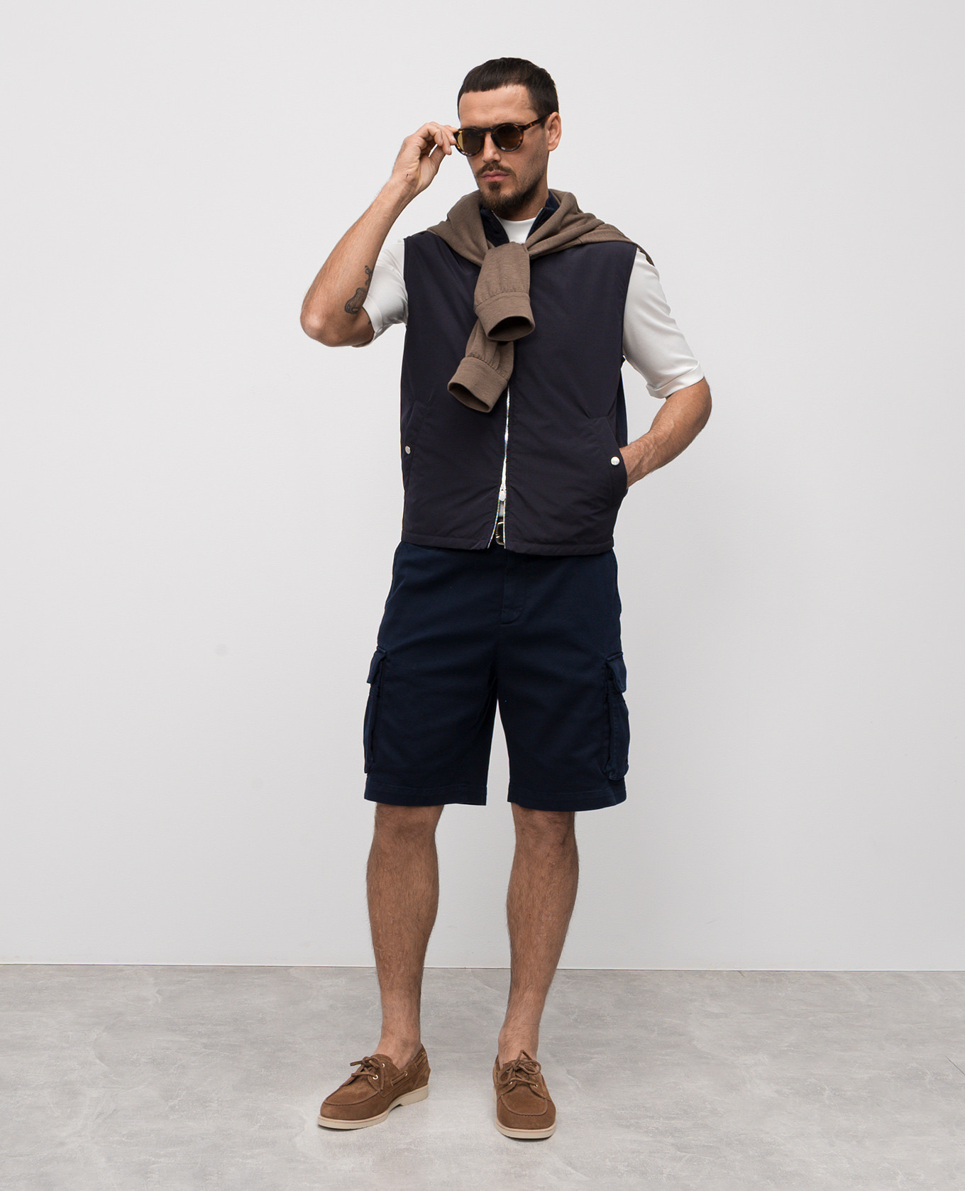 

Blue vest Brunello Cucinelli