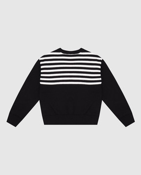 Givenchy Children's black striped sweater H3041512+