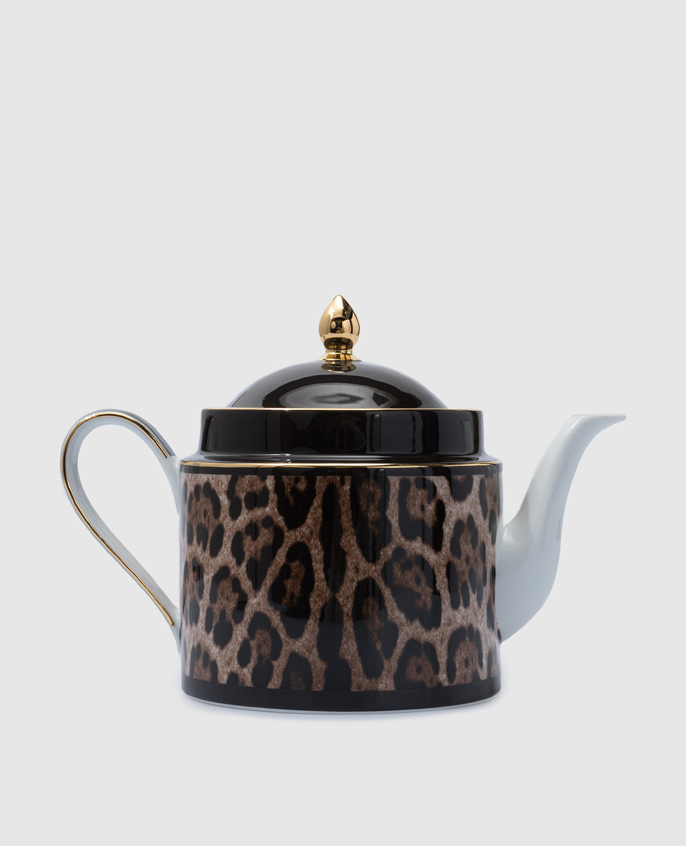 

Porcelain teapot with animal print Dolce&Gabbana, White