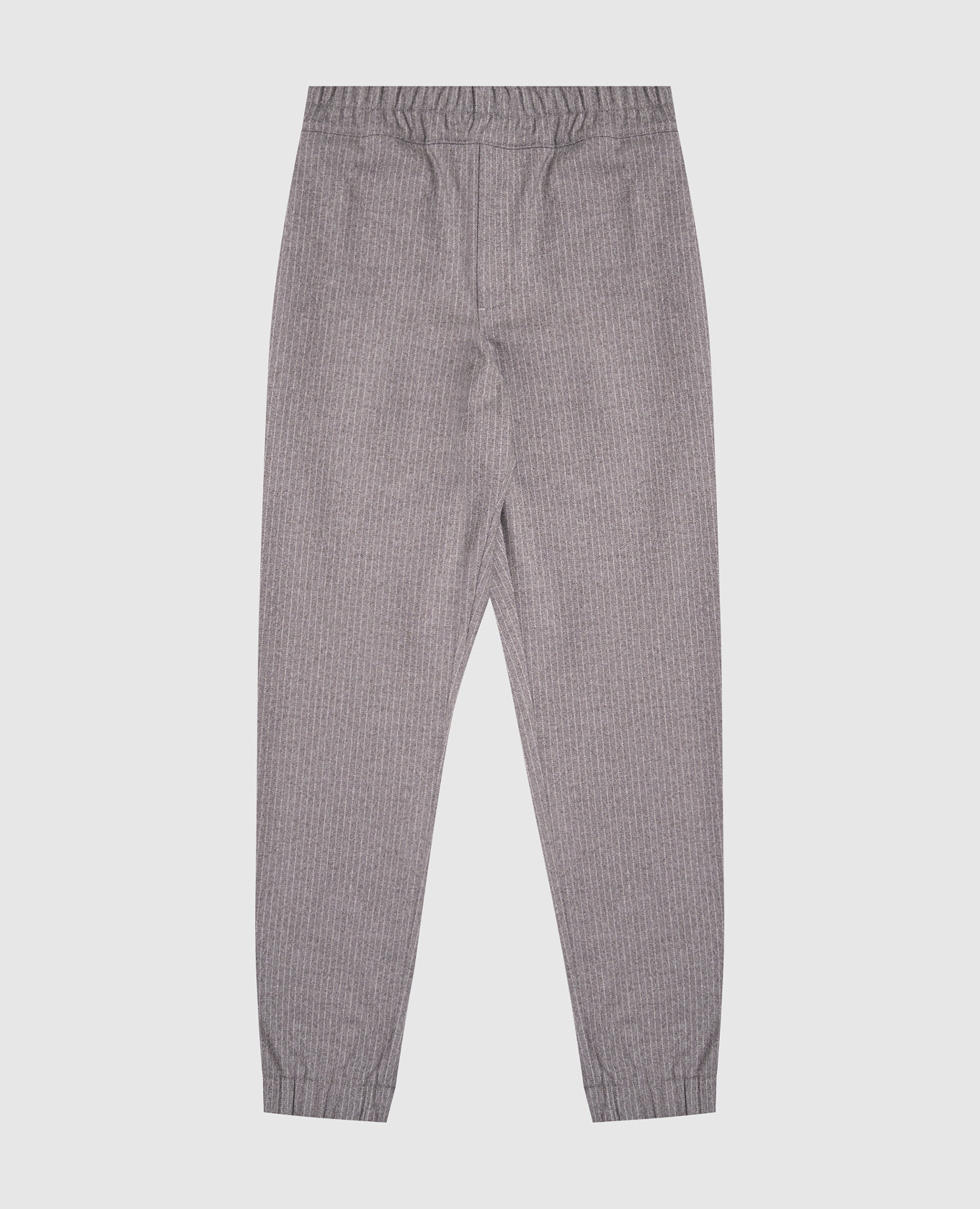 Children&#39;s gray striped jogger pants Dolce&Gabbana