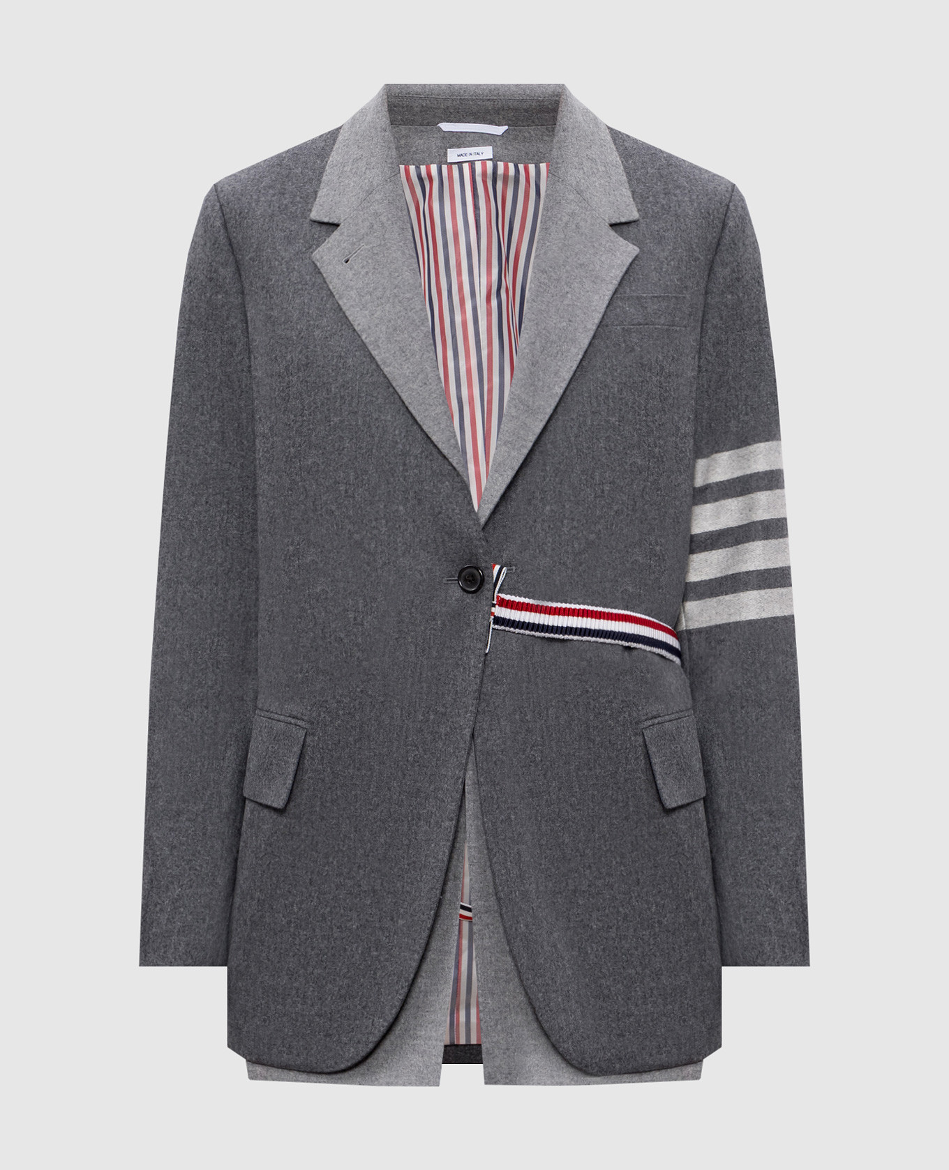 

Gray wool and cashmere jacket Thom Browne, Grey