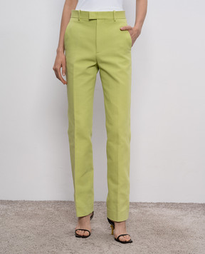 Bottega Veneta Light green trousers 657740V0BT0