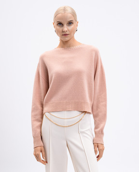 Twinset Pink wool and cashmere jumper 252TP3580