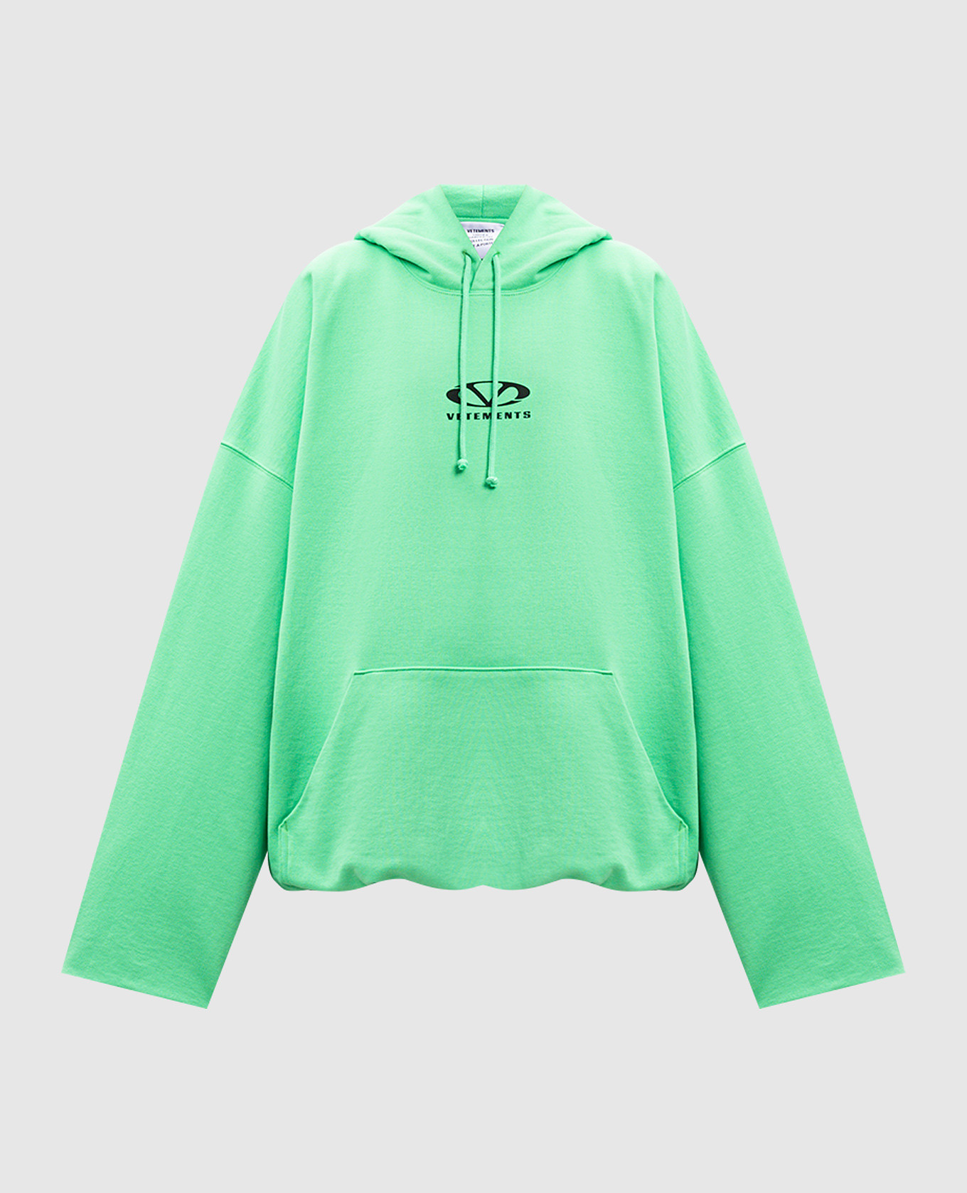 

Green logo hoodie Vetements
