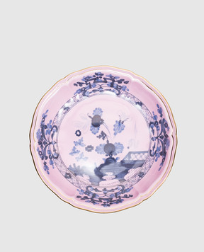 Ginori 1735 Pink porcelain fruit vase from the Oriente Italiano collection 003RG00FCT300G00124500