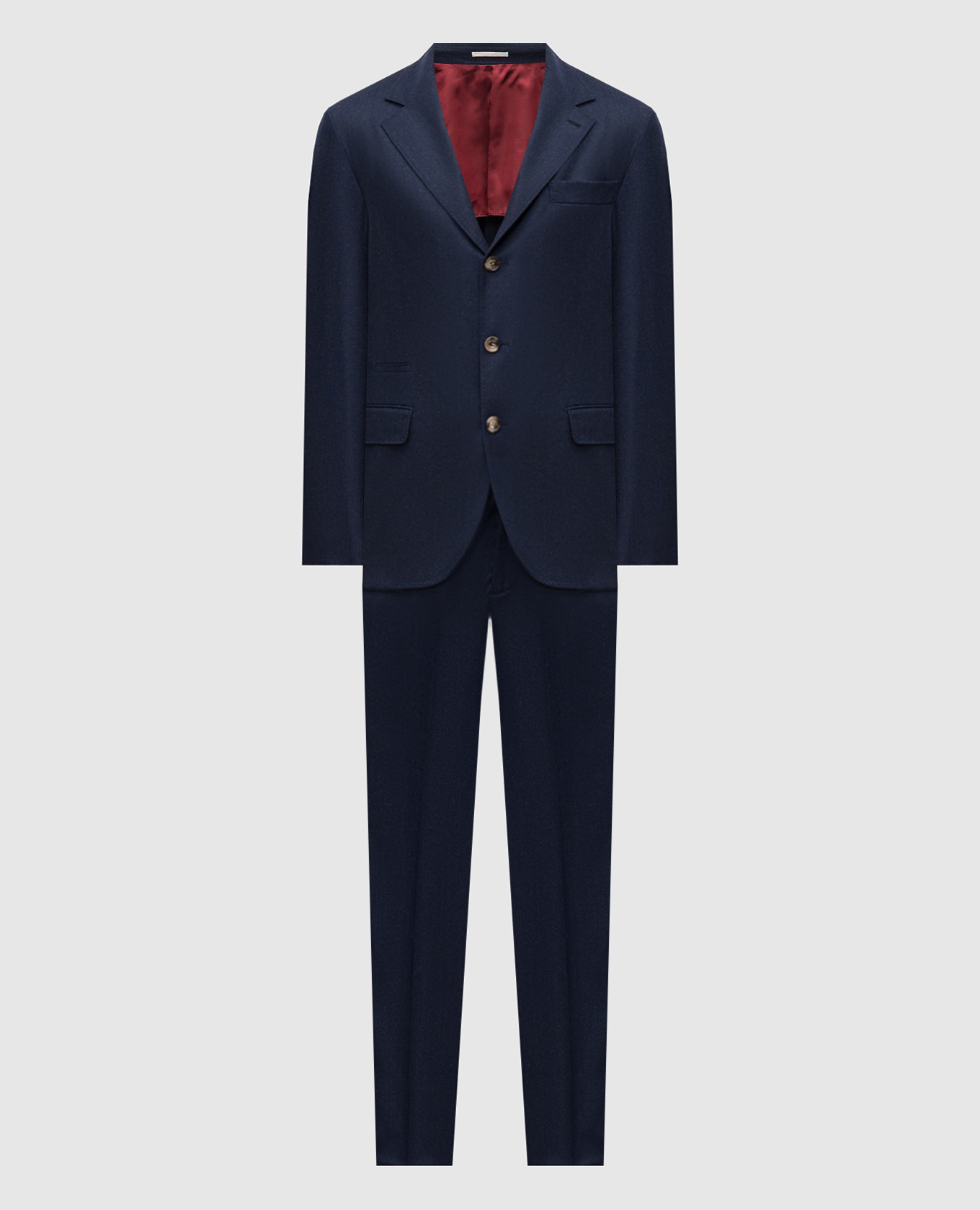 Blue wool suit Brunello Cucinelli