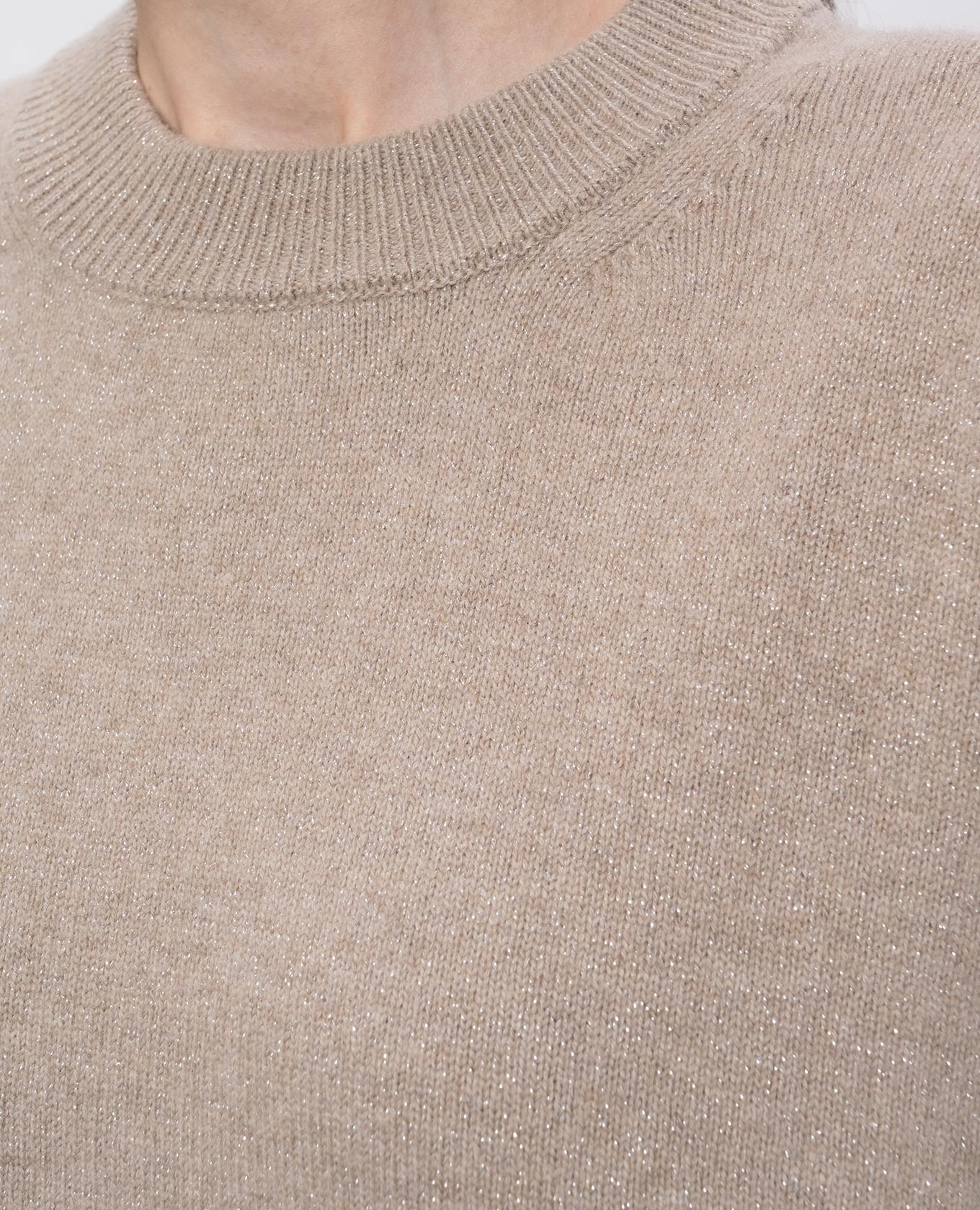

Beige wool and cashmere sweater Peserico