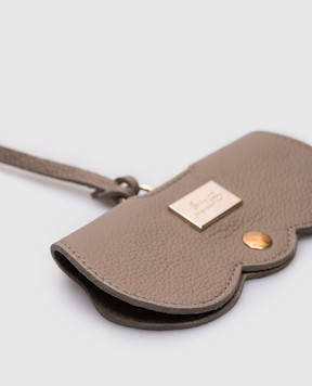 Babe Pay Pls Beige leather case for glasses 06186