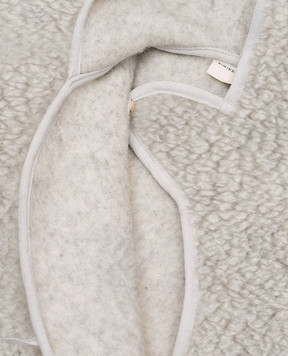 Binibamba Children's gray merino wool overalls SNUGGLESUIT