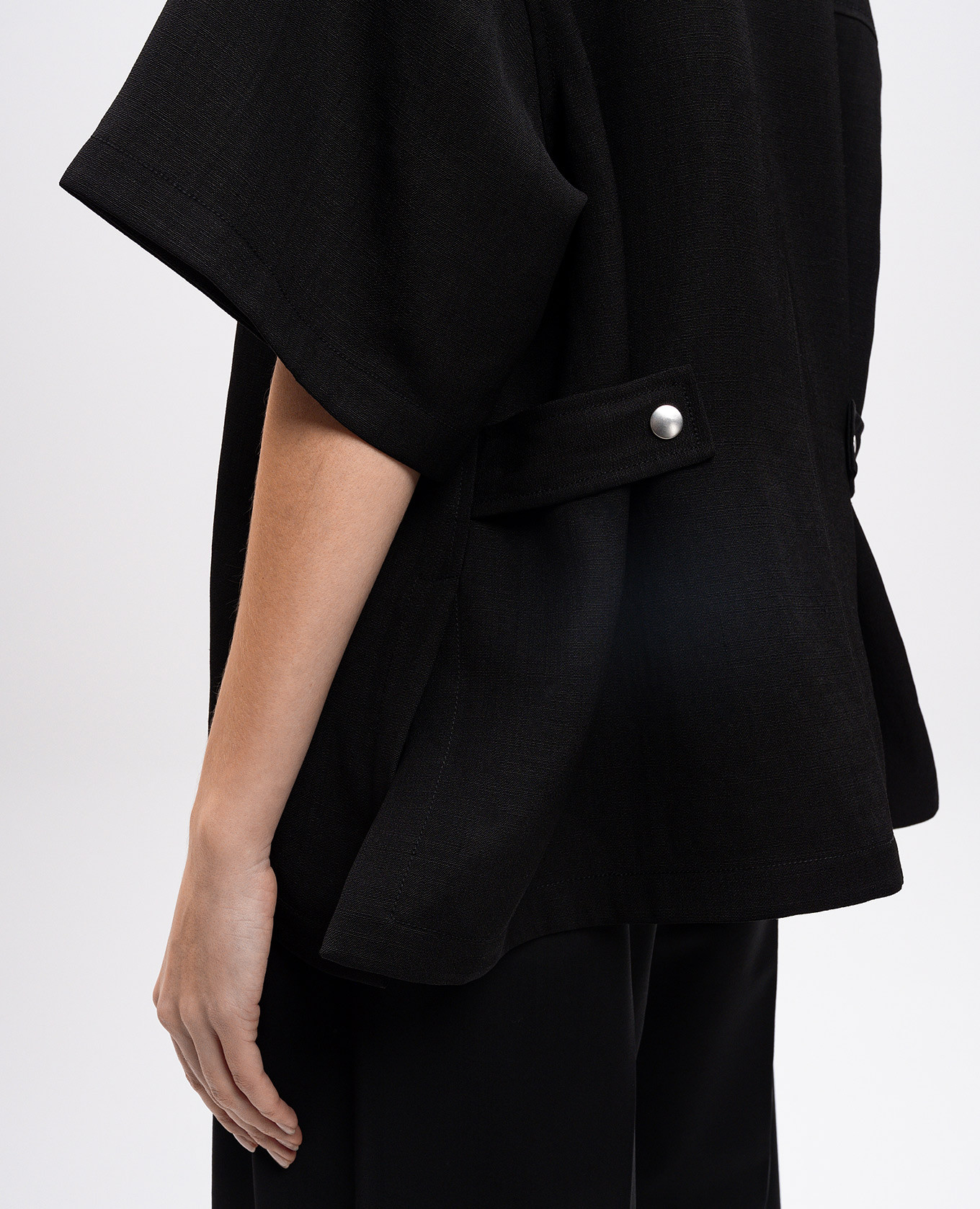 

Black cardigan with silk Jil Sander