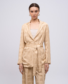 Momoni Beige Nawi jacket 255MMOJA018255MO41