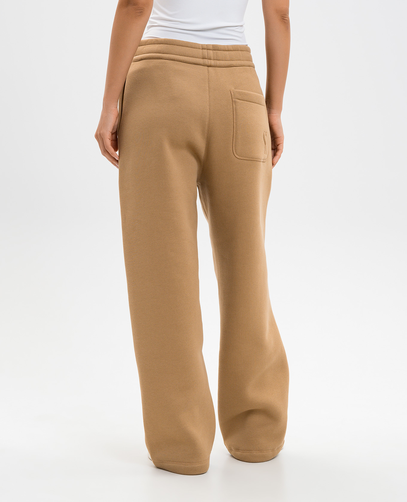 Brown insulated track pants Ami Paris 4