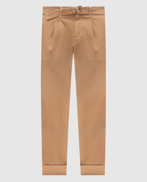 Exibit Beige trousers with lapels PA116C691