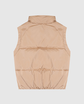 Versace Children's beige down vest with logo 10205091A14838