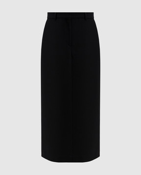 Toteme Black midi skirt with wool 251WRB4288FB0026