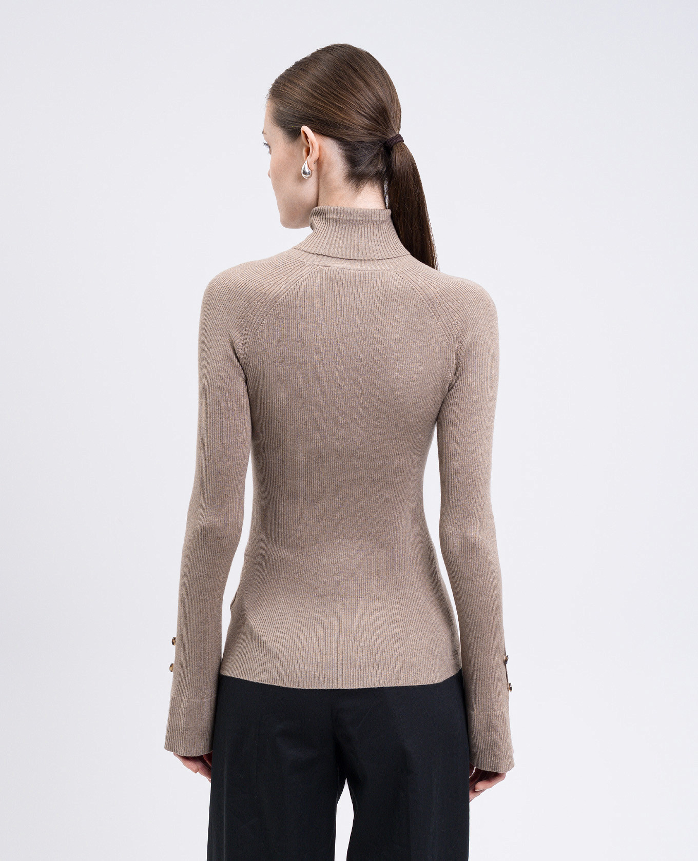 

Beige Belle silk and cashmere turtleneck PROENZA SCHOULER