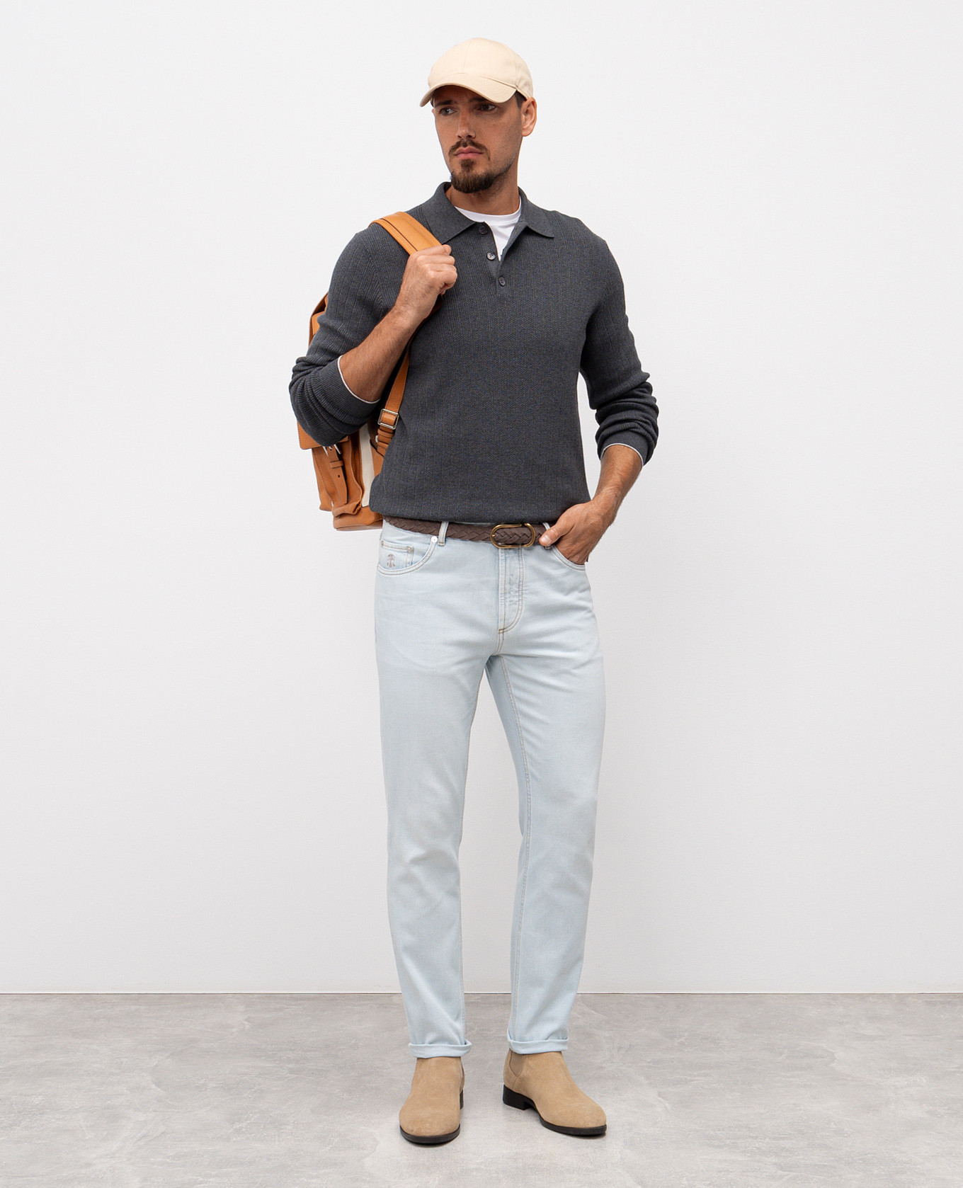 

Gray sweater Brunello Cucinelli, Grey