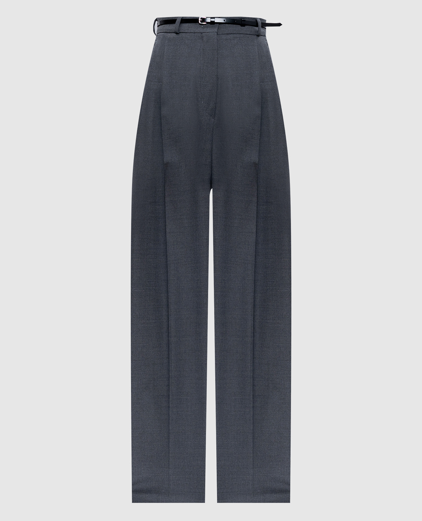 

KIENS gray high rise wool trousers Max Mara Sportmax, Grey